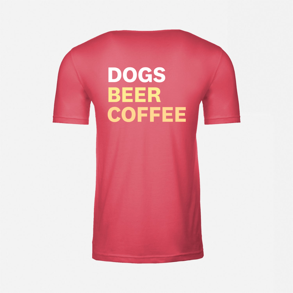 Dogs Beer Coffee Logo T-Shirt Bark Social
